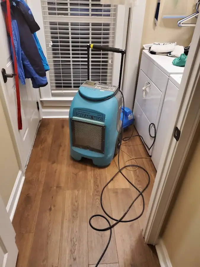 Commercial dehumidifier deployed for Flood Damage Cleanup in Citrus Hills